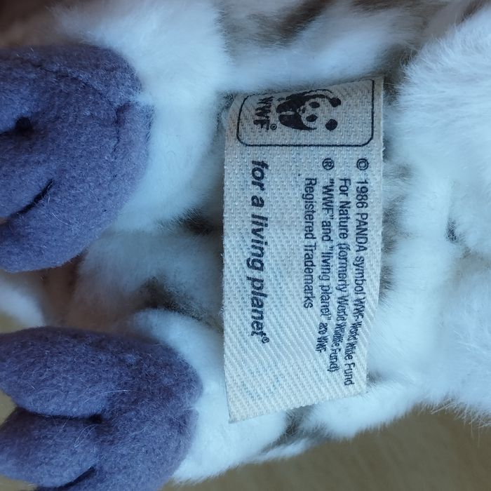 Peluche chouette blanche et grise Mimex Neuve - photo numéro 7