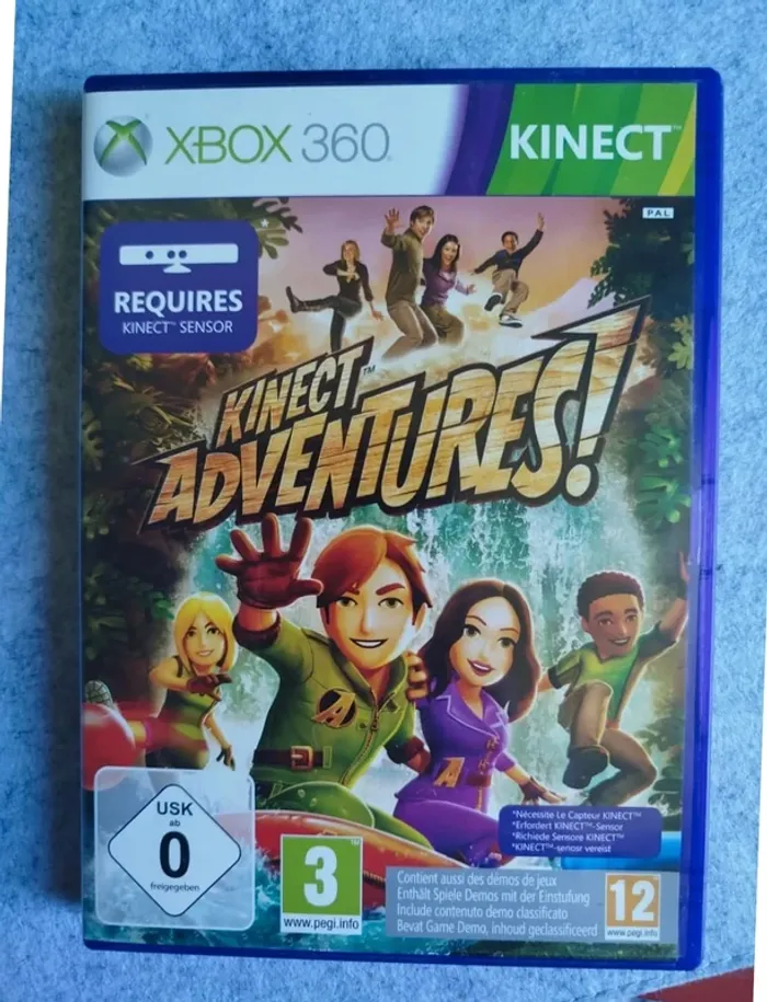 Kinect Xbox 360 avec 3 jeux, lot complet avec boite origine et notices - photo numéro 2