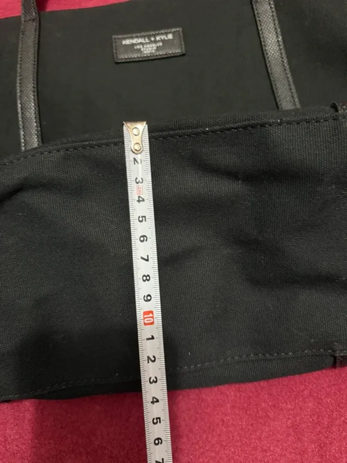 Sac noir tissus similicuir kendall +kylie neuf - photo numéro 6