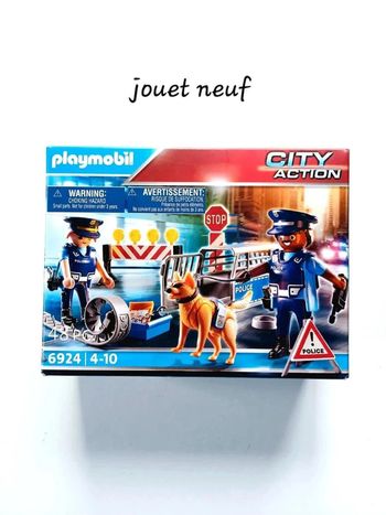 Playmobil 6924 Barrage de Police- City Action