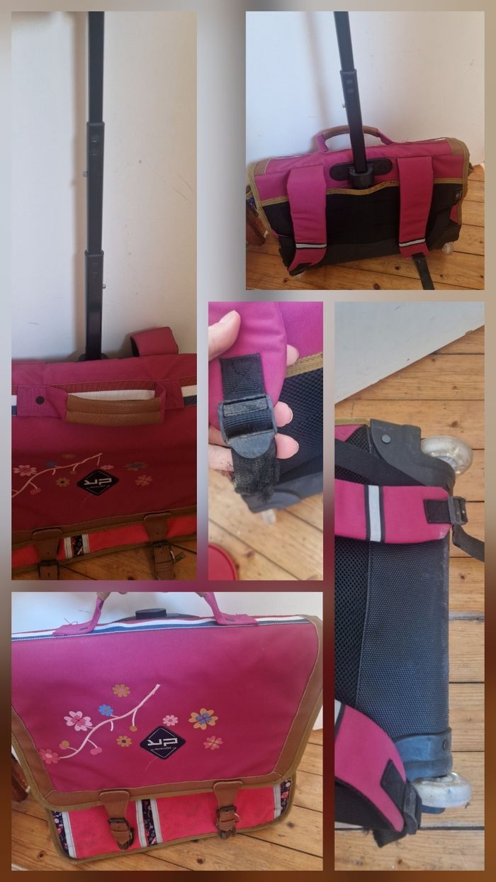 Lot fournitures scolaires + cartable + lampe + dictionnaire - photo numéro 3