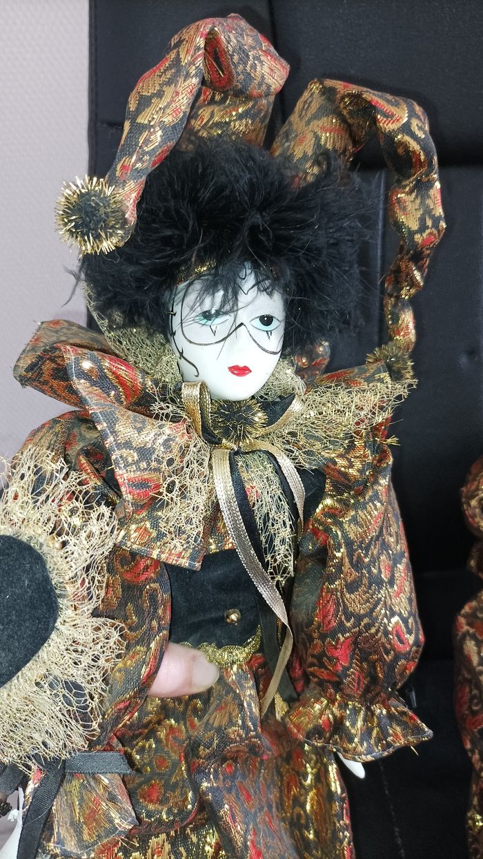 Lot de 4 poupées en porcelaine vintage - photo numéro 3