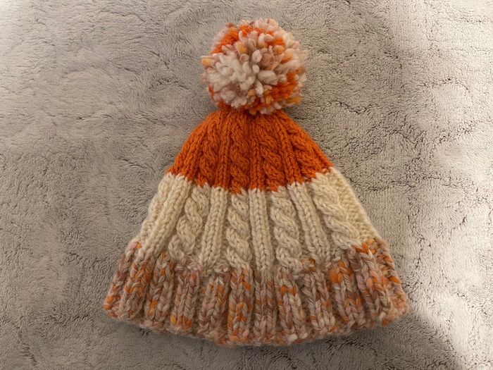 Bonnet et écharpe assortie - fait main - 2 ans - photo numéro 2