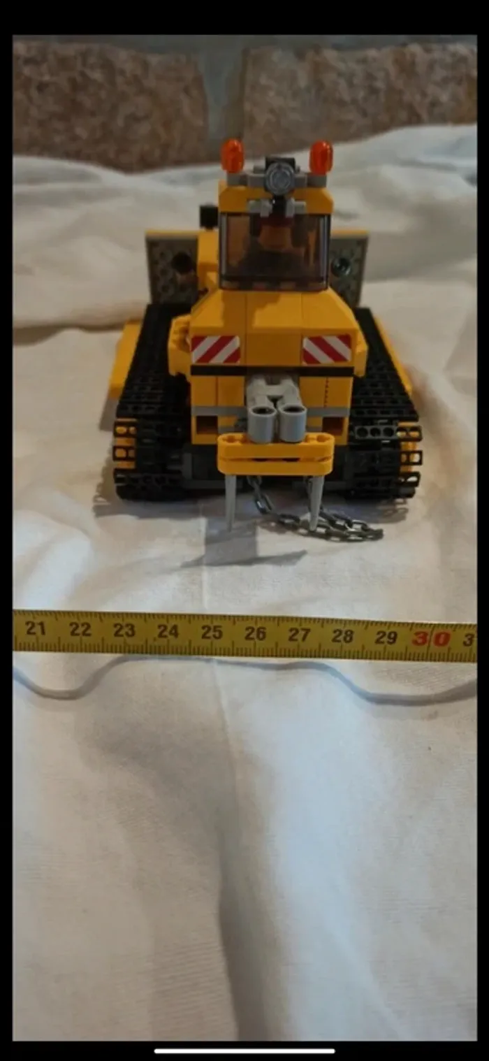 Engin véhicule bulldozer lego - photo numéro 4