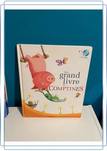 Livre mon grand livres de comptines avec CD