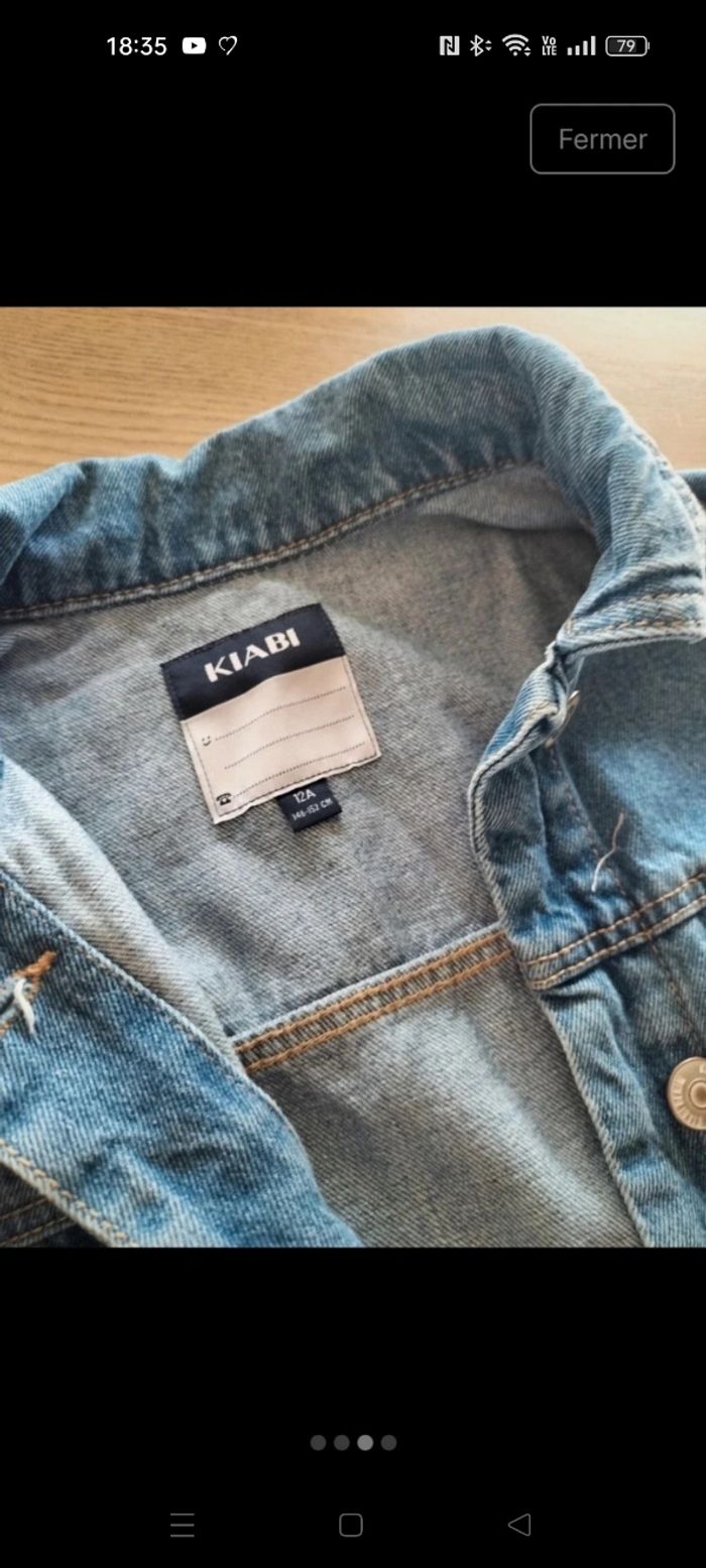 Veste en jeans fille - photo numéro 2