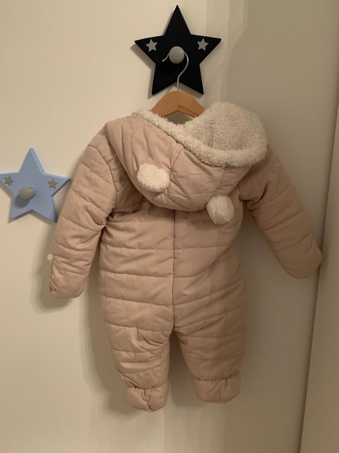 Combinaison chaude rose pâle 6 mois - photo numéro 4