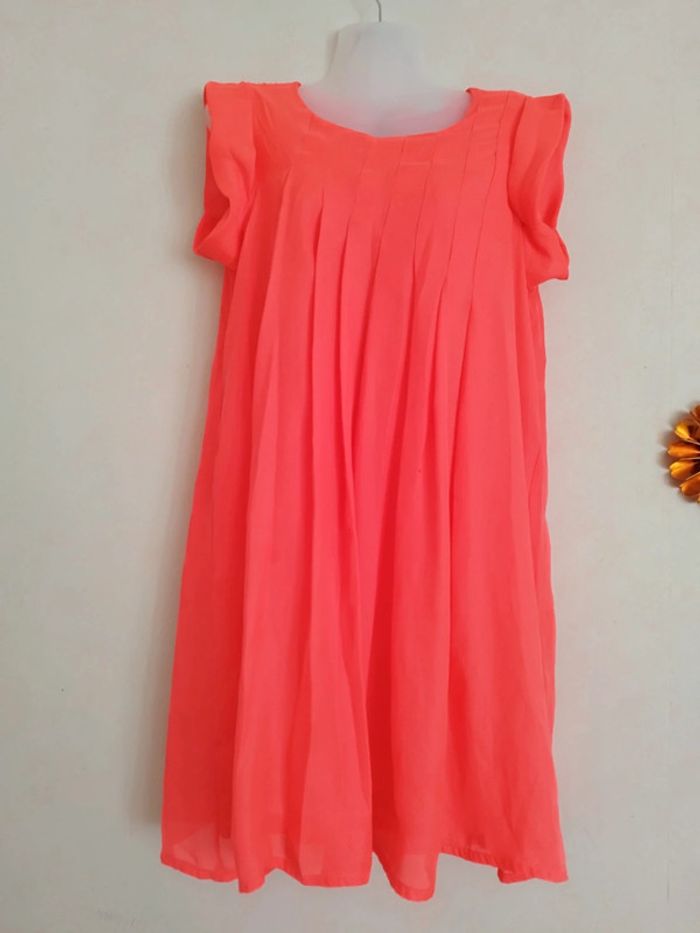 Robe évasée fushia - photo numéro 3