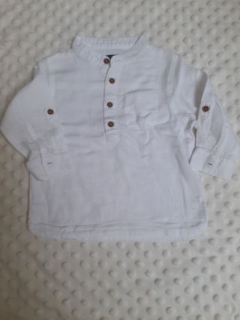 Chemise blanche kiabi 6 mois
