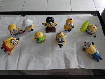 Lot de 9 figurines Minions