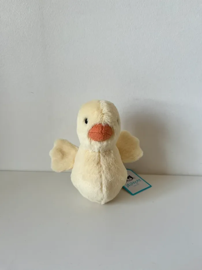 Fluffy duck yellow Jellycat