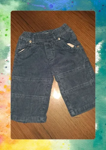 Pantalon 6 mois bleu