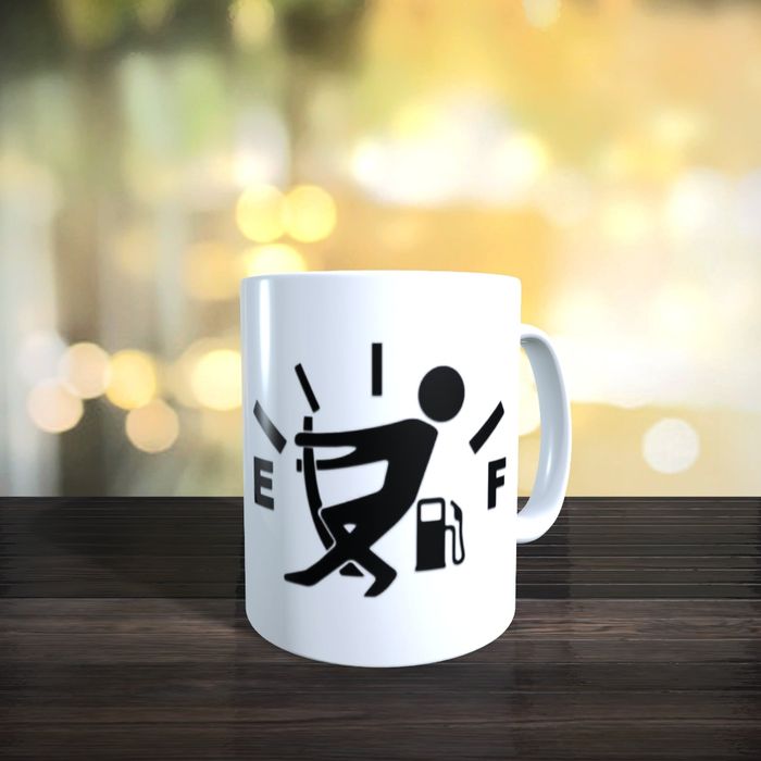Mug humour panne d'essence h et f - photo numéro 2