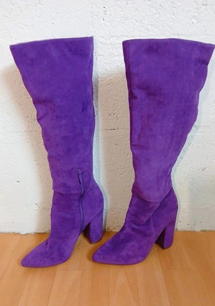💜 Bottes violettes Ciaodea – Pointure 38 – Très bon état - photo numéro 2