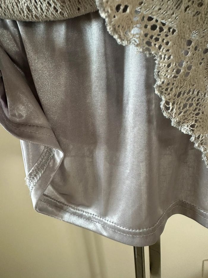 Robe grise dentelle Molly Bracken - photo numéro 3
