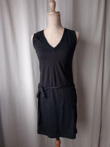 Robe noire taille 38 coton du monde