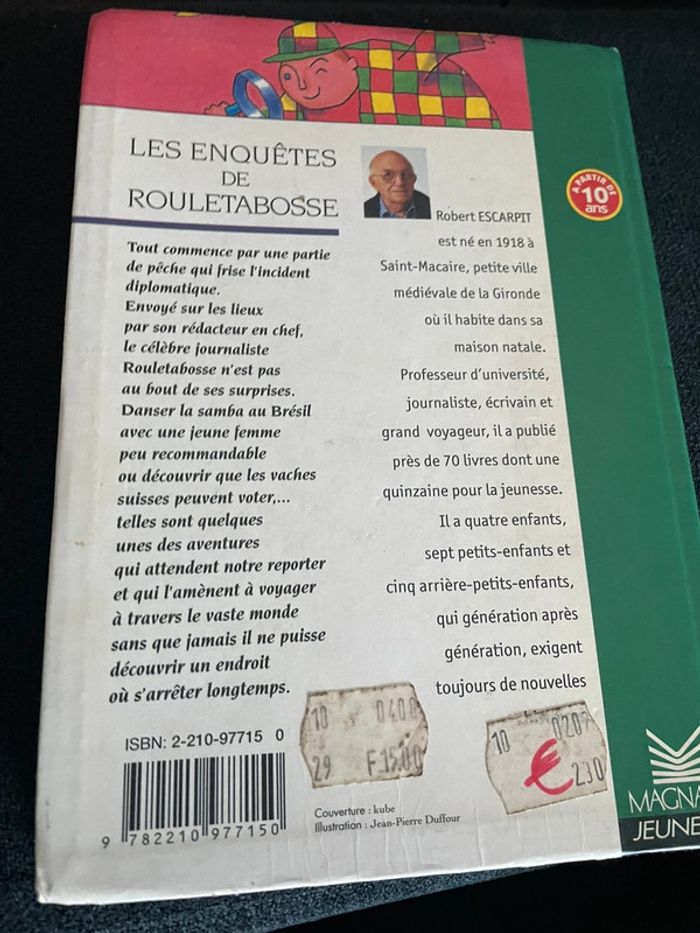 Les enquêtes de rouletabosse - Robert escarpit - photo numéro 2