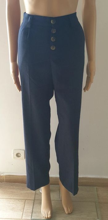 💜 Pantalon avec boutons taille M 38 Majolica #emyfleury_38femme