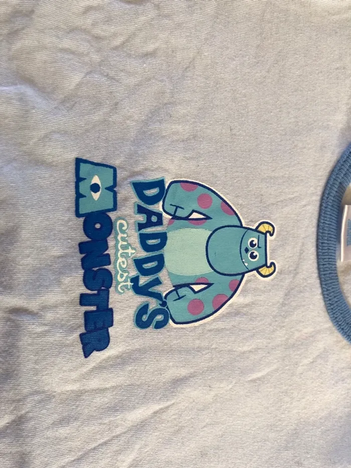 Tee shirt disney monstre et compagnies 3-6 mois - photo numéro 3