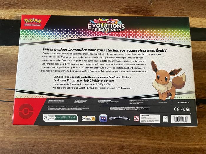 Coffret Pochette Évolutions Prismatiques EV8.5 Collection Spéciale Pochette à Accessoires FR Neuf - photo numéro 2
