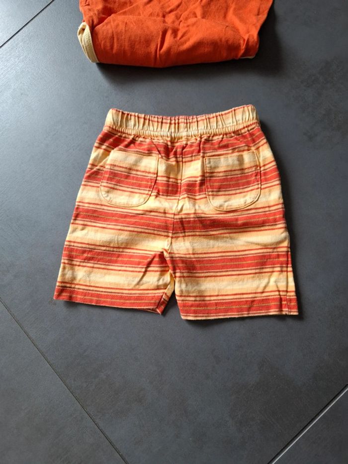 Ensemble été short et débardeur kimbaloo 3-6 mois - photo numéro 3