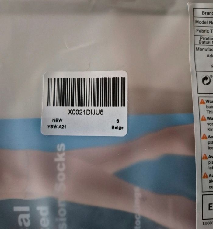 4 paires de bas de contention taille S neuf - photo numéro 3