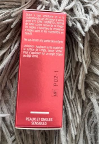 Eye care Vernis Amer bitter-taste nail enamel de 5ml