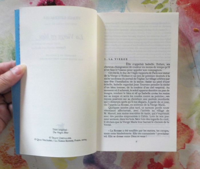 LA VIERGE EN BLEU de Tracy CHEVALIER Ed. Quai Voltaire - photo numéro 6