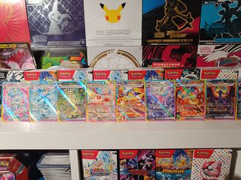 Lot 9 cartes Pokémon évolitions God pack ev8.5  évolutions prismatiques neuves
