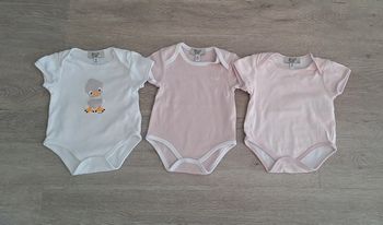 Lot 3 body bébé fille taille naissance