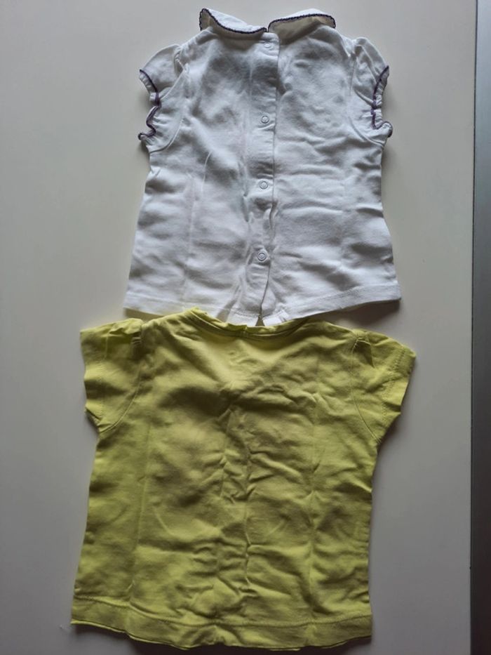 Lot de 2 t-shirts bébé fille - photo numéro 2