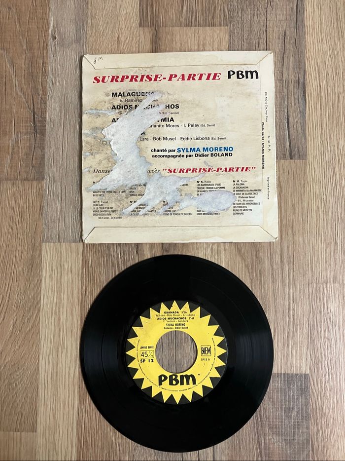 Vinyle 45 tours-Surprise partie-Édition Spéciale Tango - photo numéro 2