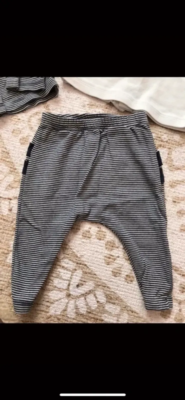 Ensemble 3 pièces petit bateau taille 6 mois - photo numéro 3