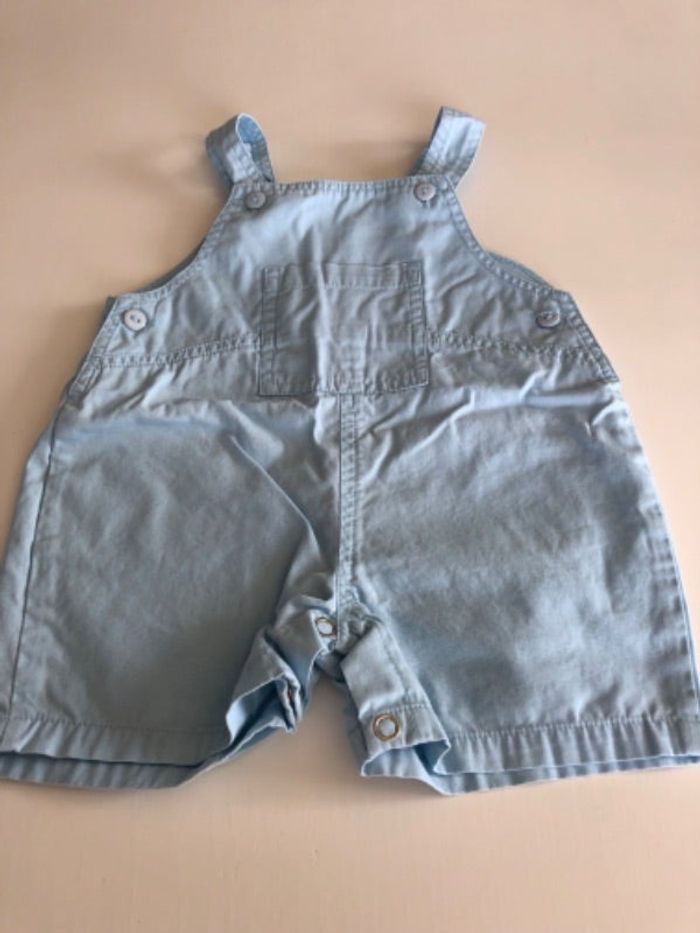 Salopette short bébé 6M