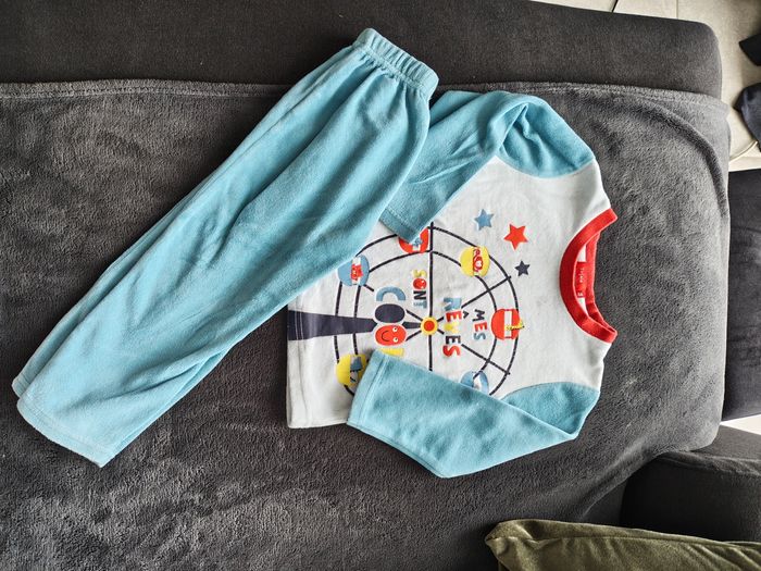 Lot pyjama hiver velours - photo numéro 6