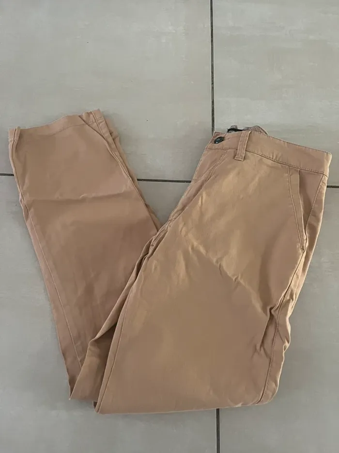 Pantalon beige la Squadra polo club taille 38 - photo numéro 4