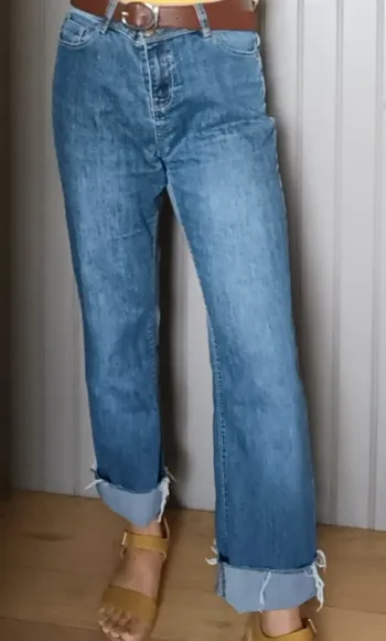 Jean regular droit en coton