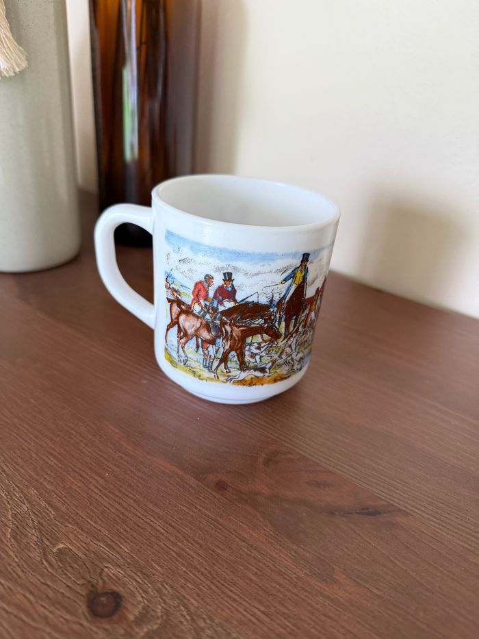 Mug scène chasse à court - Arcopal