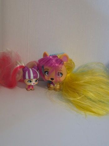 🌟 Lot Figurines VIP Pets - Chien & Mini Chiot 🌟