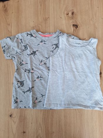 Débardeur et Tee-shirt requins 3 ans