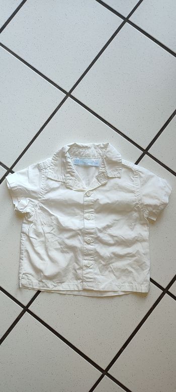 Chemise manche courte 3 mois