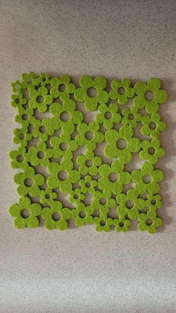 Dessous de plat décoratif en feutrine