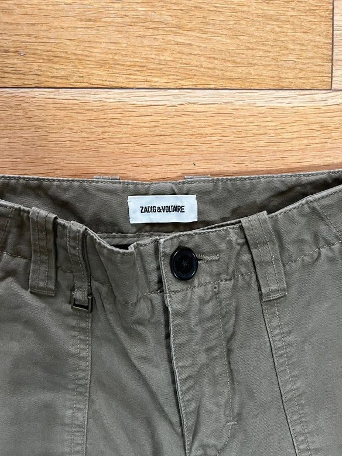 Pantalon cargo baggy chino Zadig & Voltaire – Kaki – Taille 36 – Bon état 🫶 - photo numéro 3