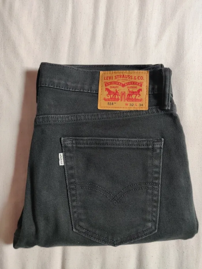 Jean Levi's 514 droit noir W32 L34