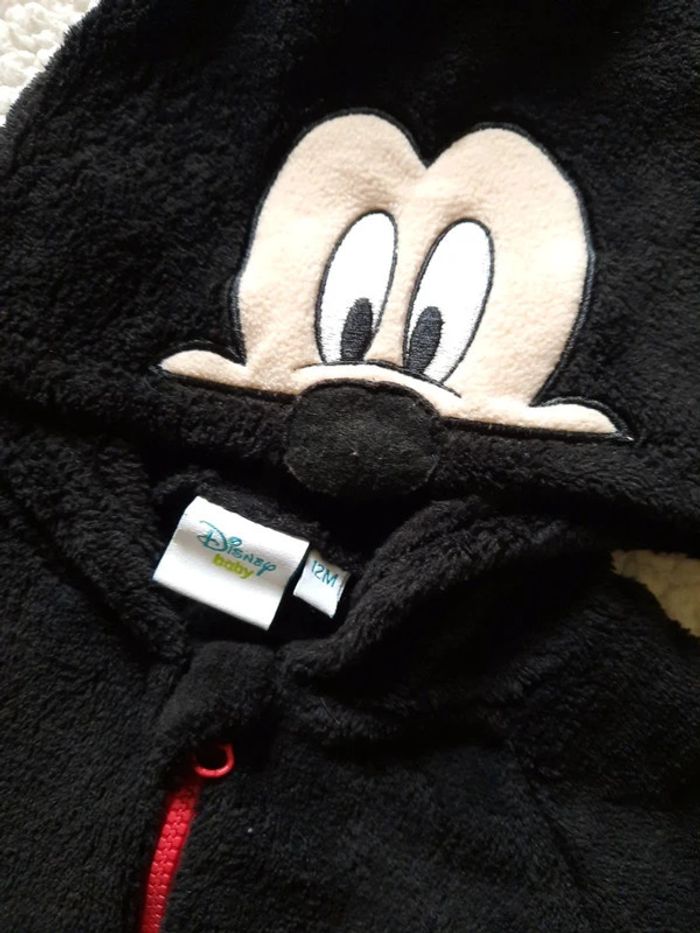Combinaison pyjama Mickey 12 mois - photo numéro 3