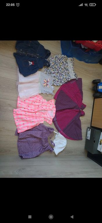 Lot Robe et combinaison fille 6 mois