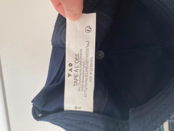 casquette bébé garçon 9/12 mois - photo numéro 7