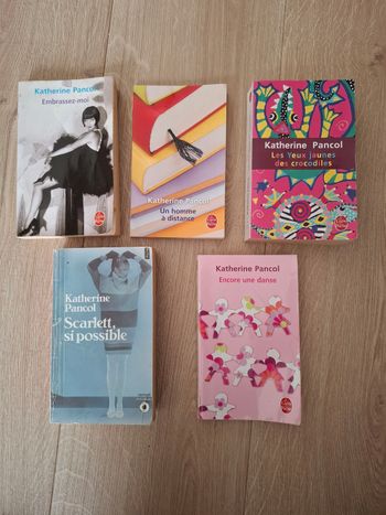 Lot de 5 romans de Katherine Pancol en bon état 
