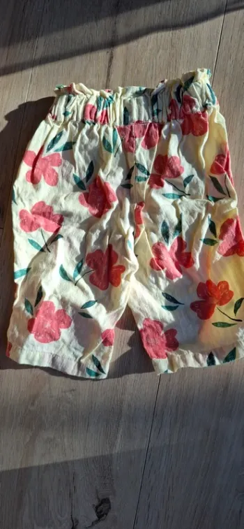 Pantalon léger fleurie