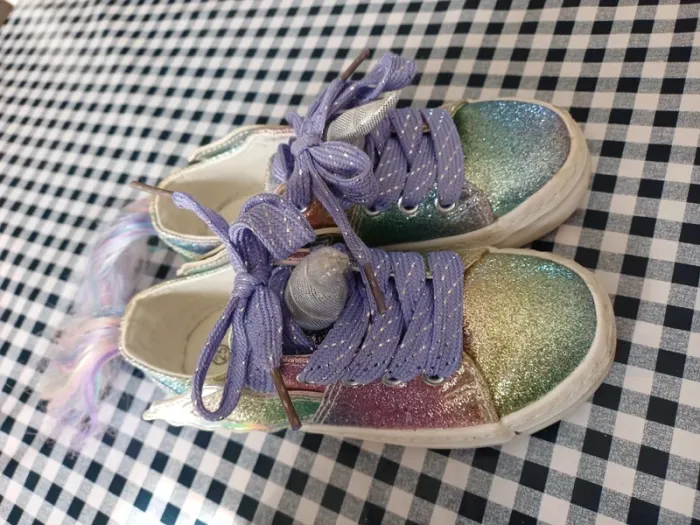 Sneakers licorne à paillettes Conguitos taille 25 - photo numéro 4